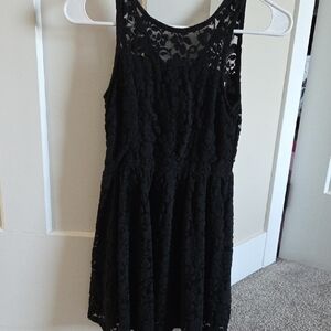 Abercrombie Kids Black Lace Dress